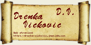 Drenka Vicković vizit kartica